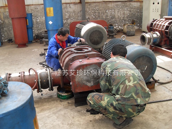 艾珍羅茨鼓風(fēng)機(jī)入口消音器的檢修
