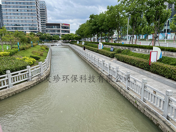 江蘇艾珍河道治理曝氣